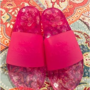 💝 Coach beach slides Sz 9 New! 💝